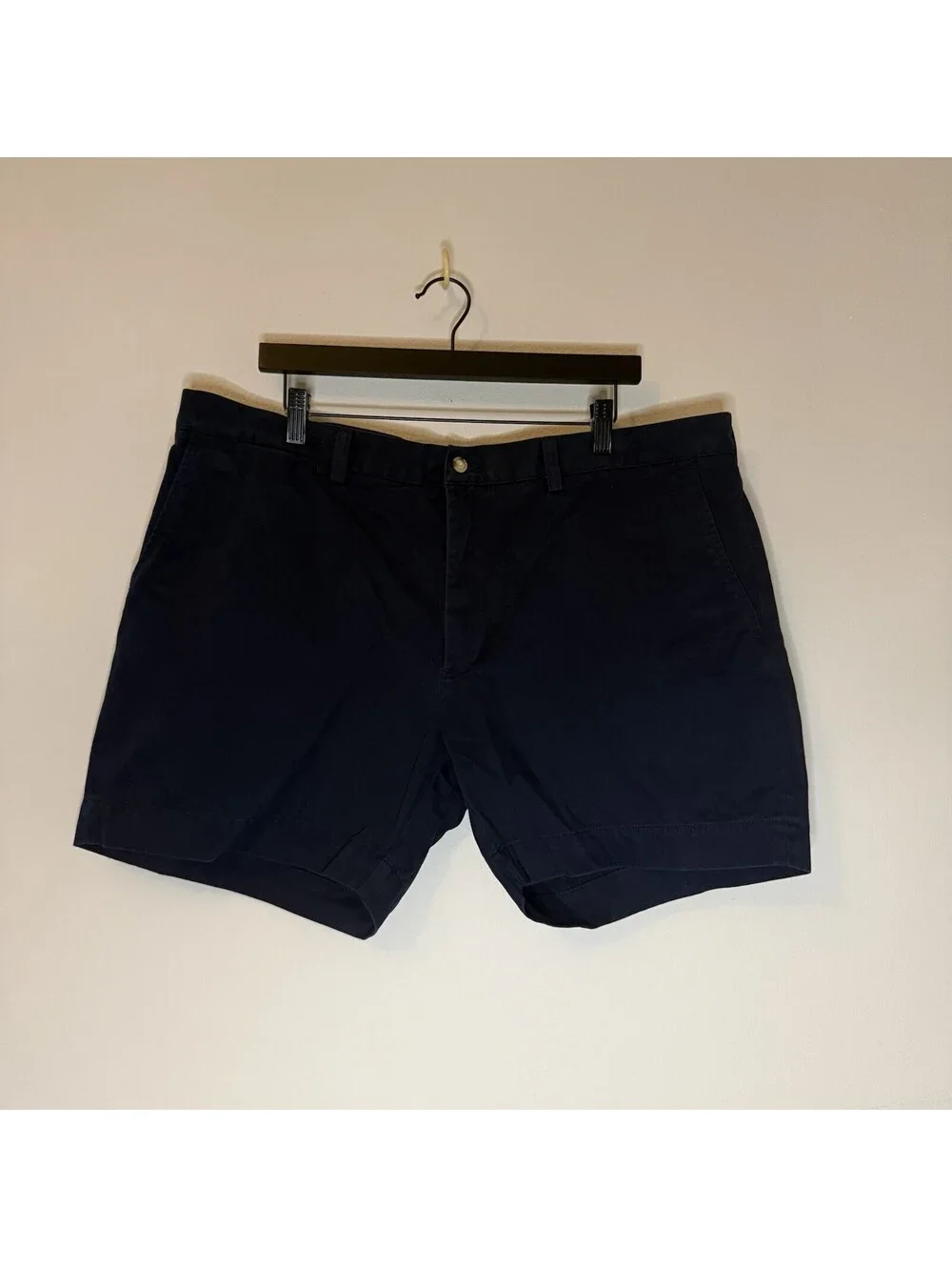 Polo Ralph Lauren Classic Fit 6” Chino Shorts Men’s Size 40 Navy Cotton